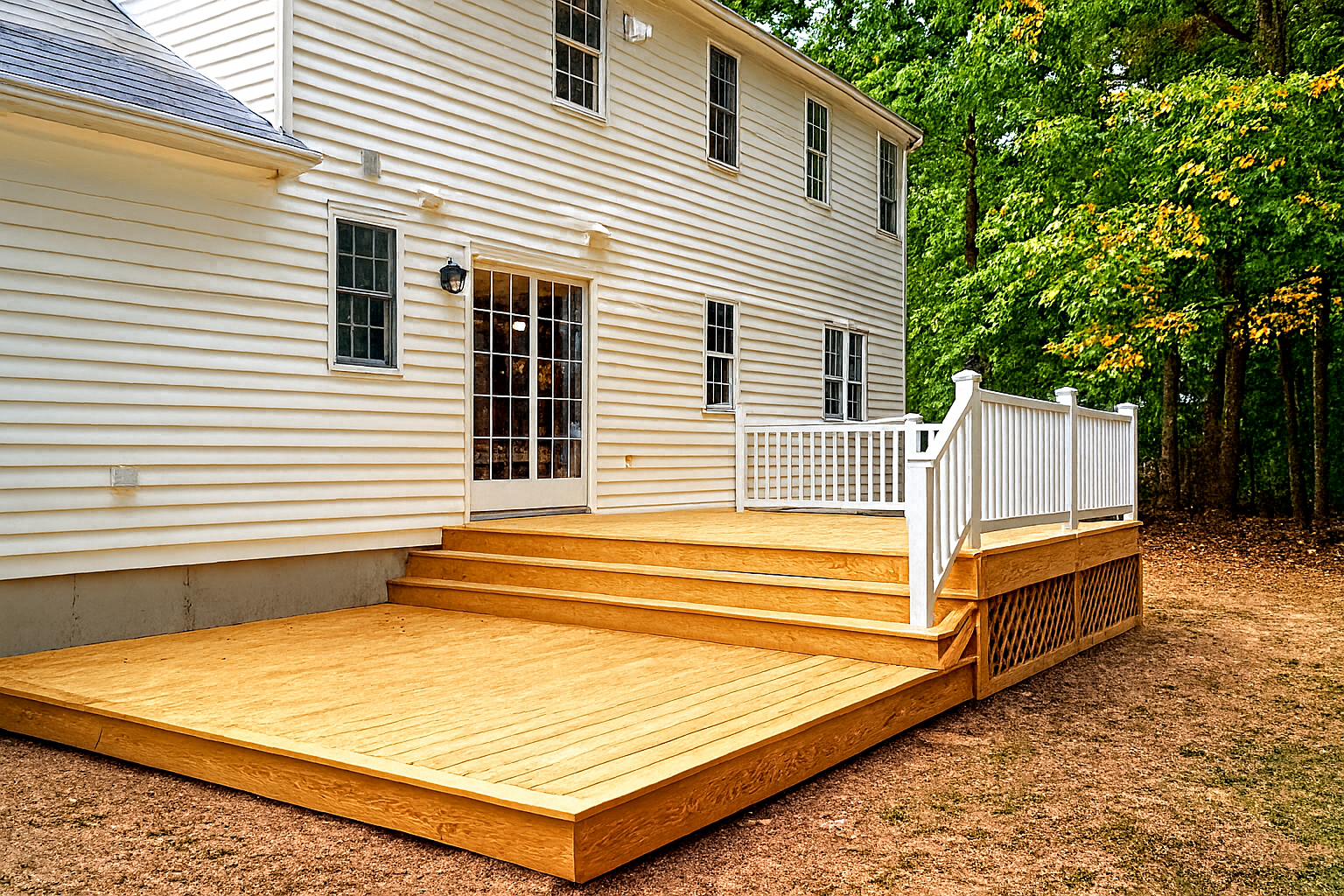 franklin-ma-deck-remodel-pressure-treated-white-composite-railings-stairs.webp